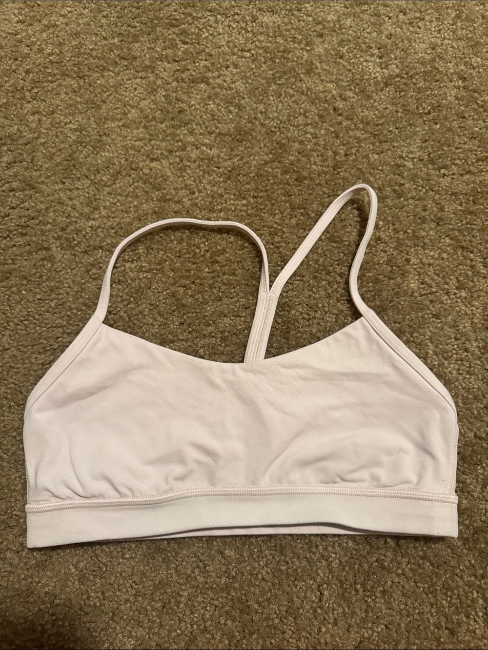 lululemon athletica Light Pink Strappy Bralette